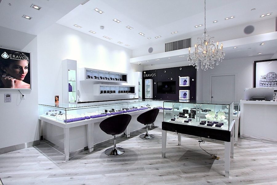 Eravos diamond jewelry store interior 2