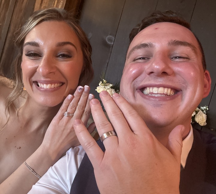 Photograph of a beautiful couple getting engaged